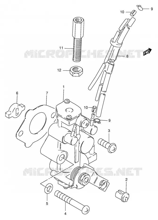 OLIEPOMP Suzuki SCOOTER 50 FM 1987  FM50AH(E20)