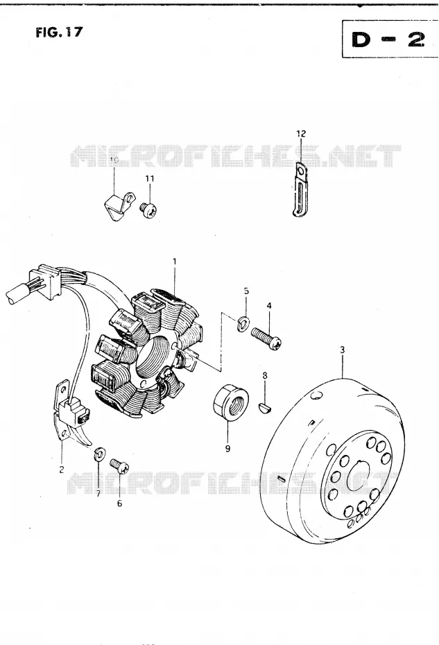 ONTSTEKING Suzuki MOTO 250 DR 1983  DR250SD(E1)