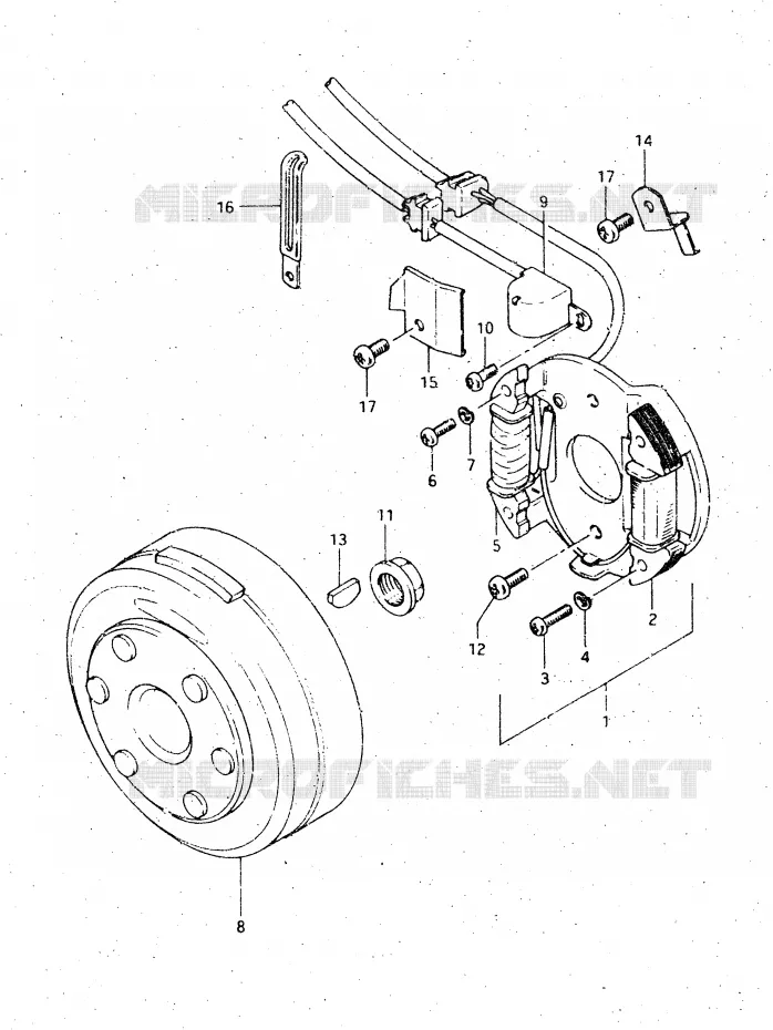ONTSTEKING Suzuki MOTO 500 DR 1984  DR500SE(E1)