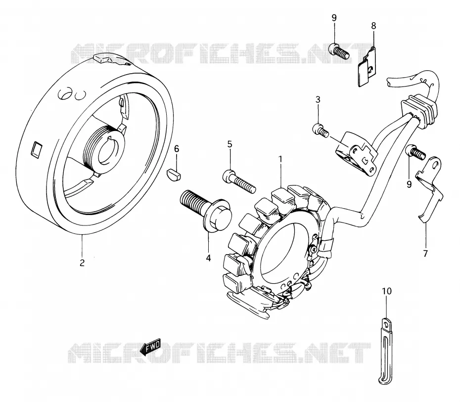 ONTSTEKING Suzuki MOTO 650 DR 1990  DR650RSL(E2)