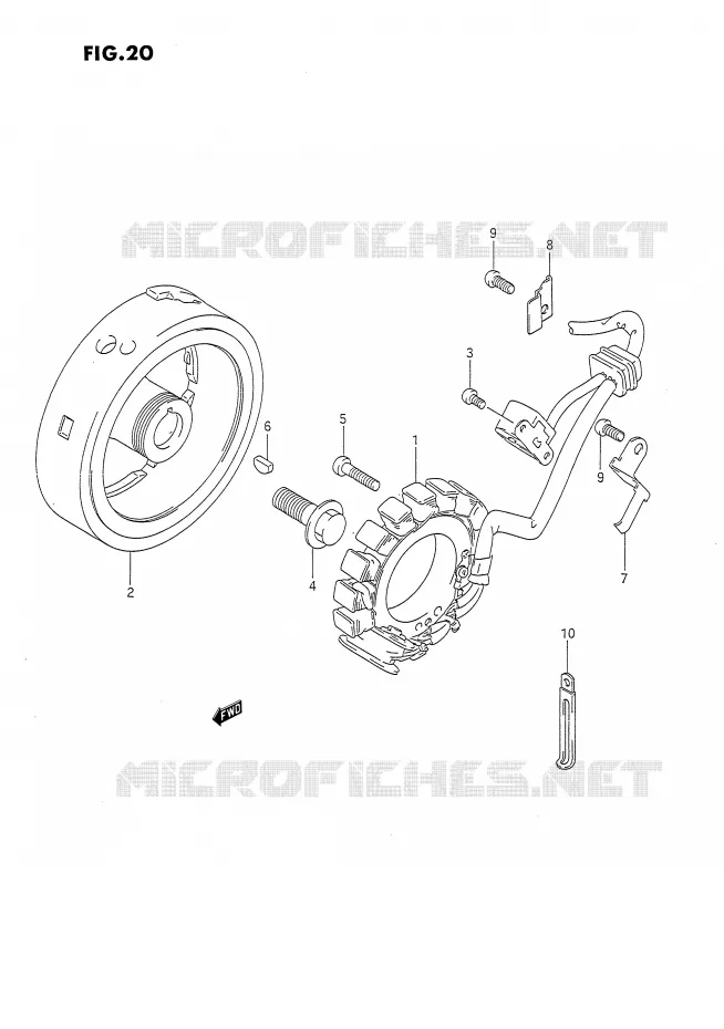 ONTSTEKING Suzuki MOTO 650 DR 1993  DR650RP(E4)