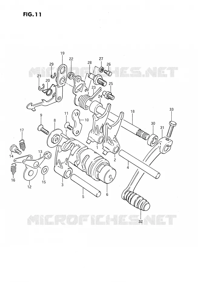 SCHAKELEN ASSY Suzuki MOTO 80 DS 1985  DS80F(E3)