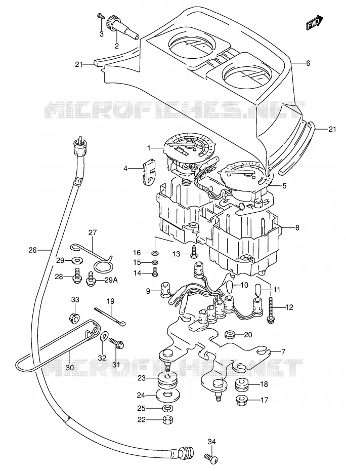 SNELHEIDSMETER (MODELE S/T) Suzuki MOTO 650 DR 1995  DR650RSES(E4)