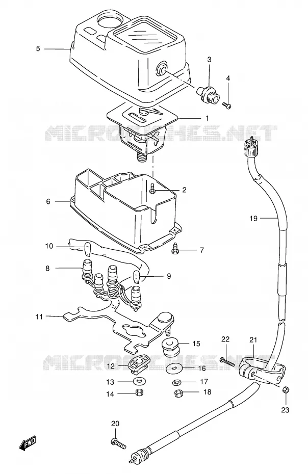 SNELHEIDSMETER Suzuki MOTO 200 DR 1996  DR200SET(E24)