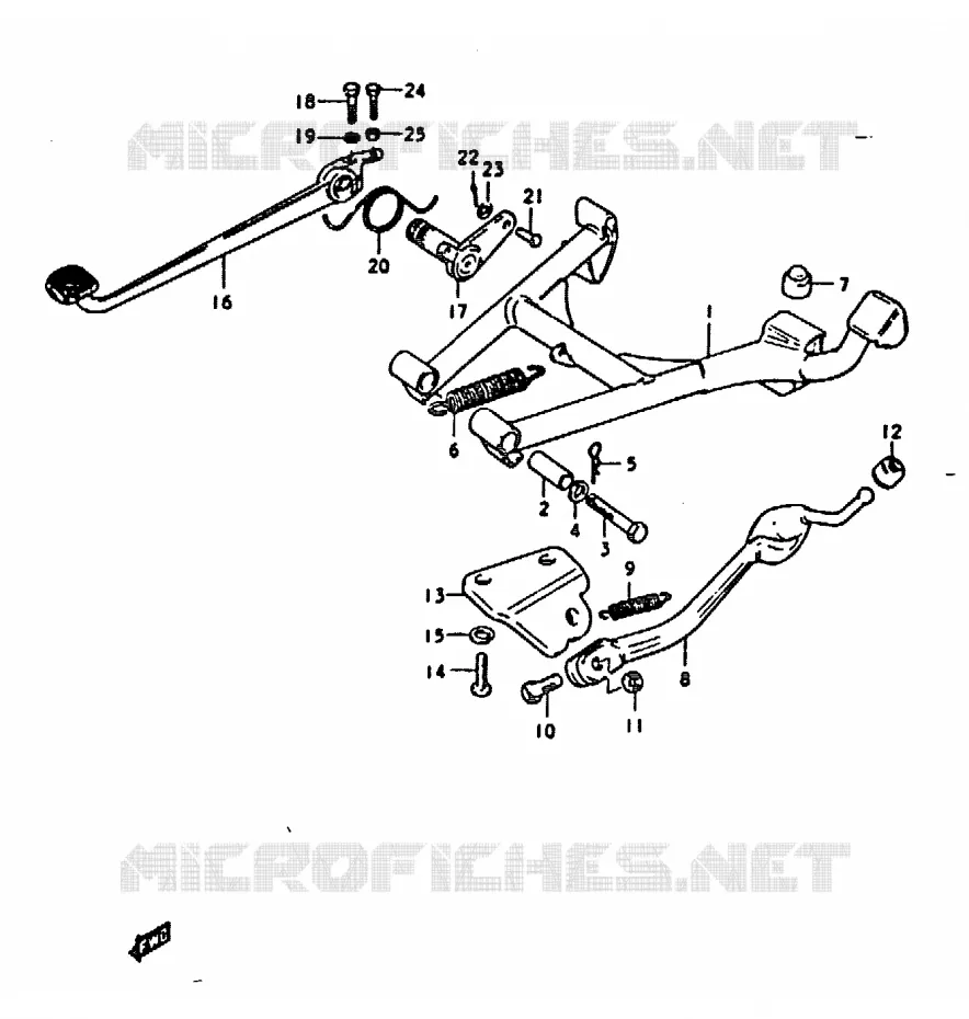 STAND Suzuki MOTO 1000 GS 1979  GS1000N(C/N)