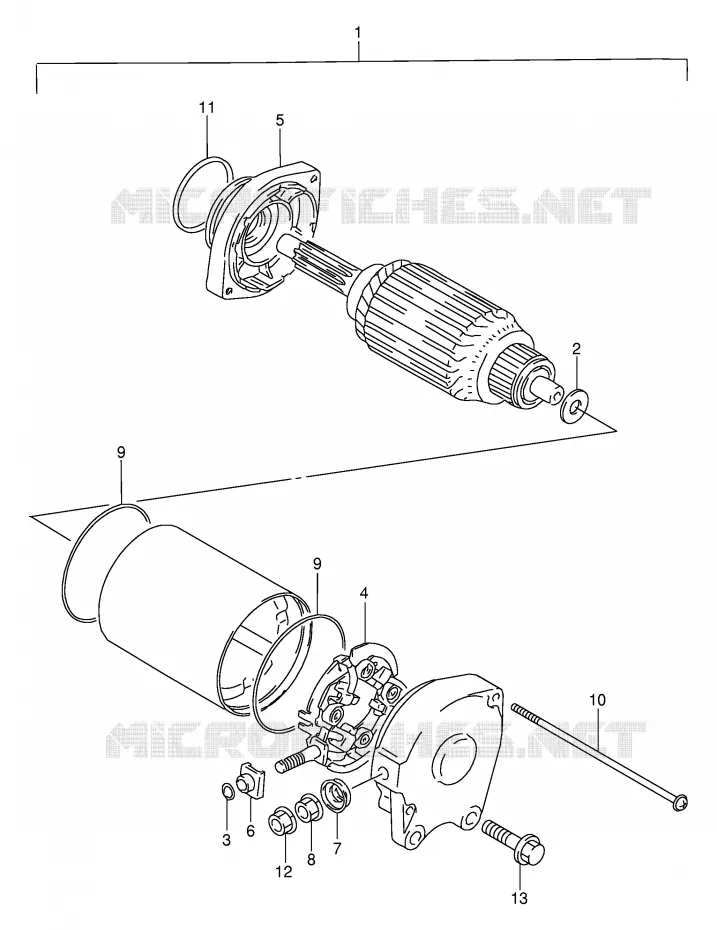 STARTMOTOR Suzuki MOTO 650 DR 1994  DR650REUR(E2)