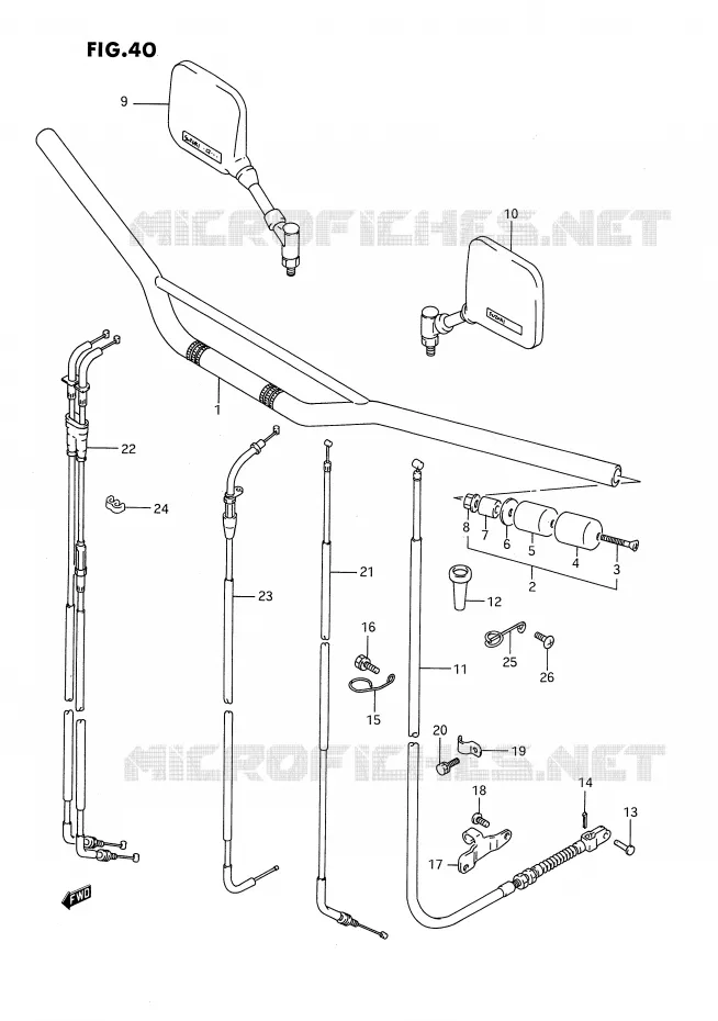 STUUR Suzuki MOTO 650 DR 1994  DR650RR(E4)