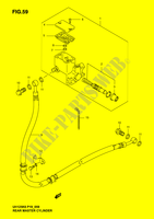 ACHTER HOOFDREMCILINDER (MODELE K2, K3) voor Suzuki BURGMAN 125 2002