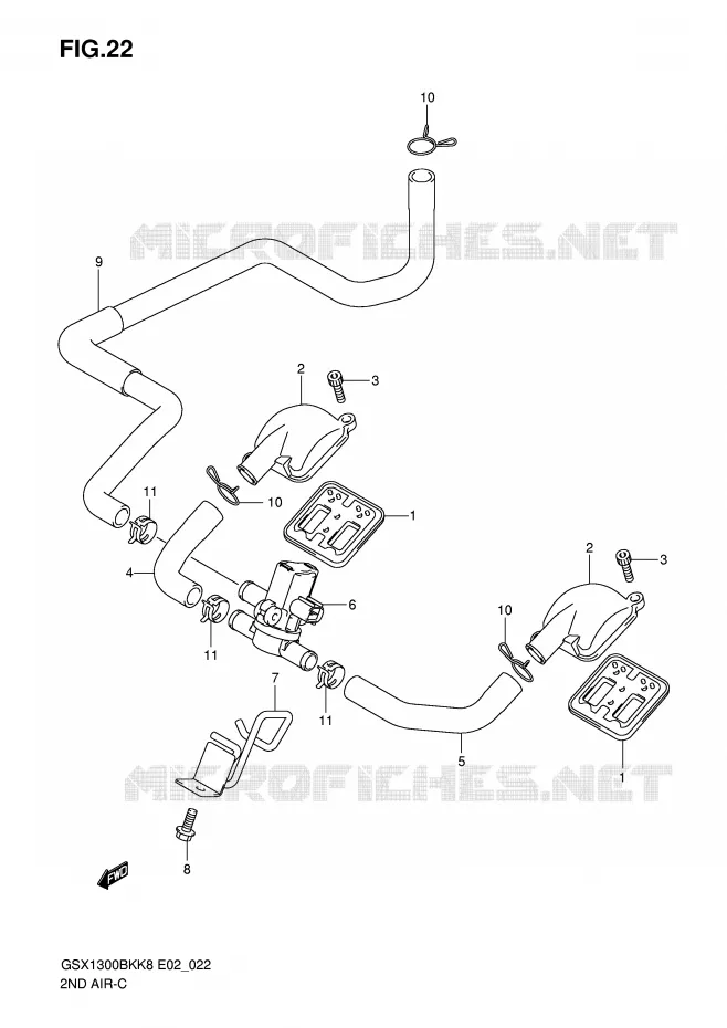 ANTI VERVUILINGS SYSTEM Suzuki MOTO 1300 B-KING 2008  GSX1300BKAU2K8(E2)