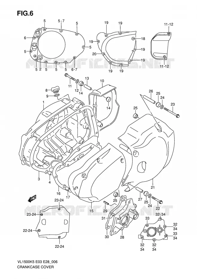 CASING Suzuki MOTO 1500 BOULEVARD 2009  VL1500TK9(E3/E28)