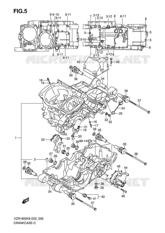 CASING Suzuki MOTO 1800 INTRUDER 2007  VZR1800ZU2K7(E2)