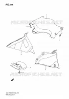 BINNEN COVER voor Suzuki GSX-R 600 2009