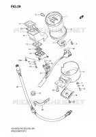 SNELHEIDSMETER voor Suzuki INTRUDER 1400 2004