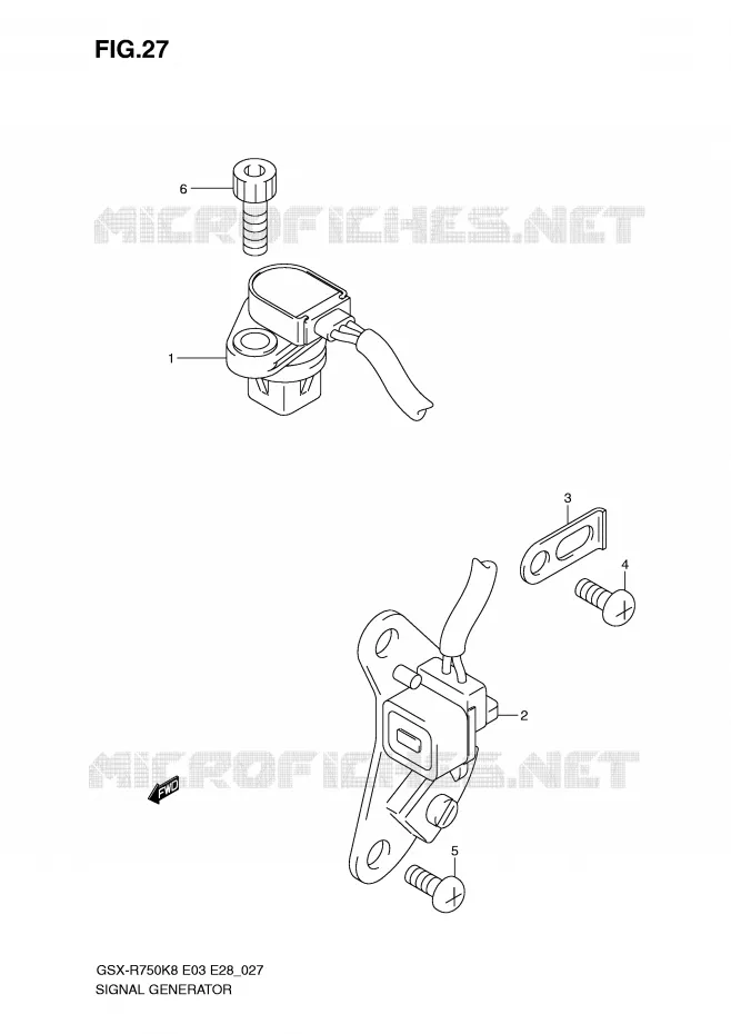 ALTERNATOR Suzuki MOTO 750 GSX-R 2010  GSX-R750L0(E3/E28)