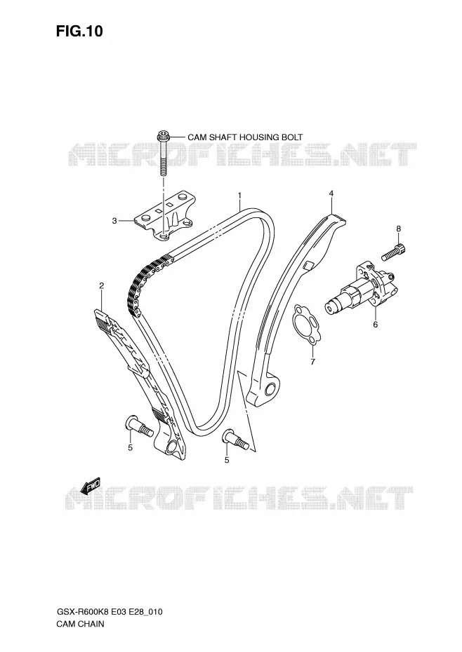 TIMING Suzuki MOTO 600 GSX-R 2009  GSX-R600K9(E3/E28)
