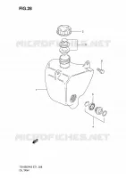 OLIE TANK voor Suzuki TS-ER 185 2005