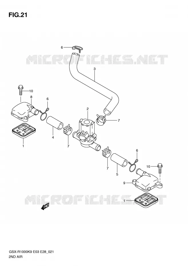 ANTI VERVUILINGS SYSTEM Suzuki MOTO 1000 GSX-R 2010  GSX-R1000L0(E3/E28)