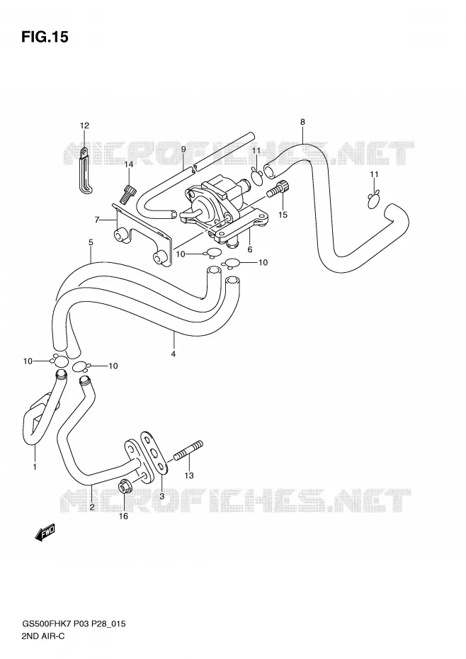 ANTI VERVUILINGS SYSTEM Suzuki MOTO 500 GS-F 2009  GS500FHK9(P3)