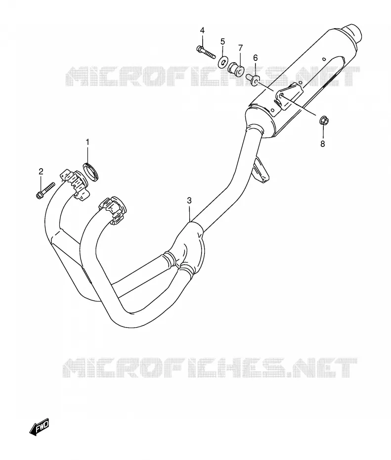 GELUIDDEMPER Suzuki MOTO 500 GS-E 2000  GS500EY(E2)