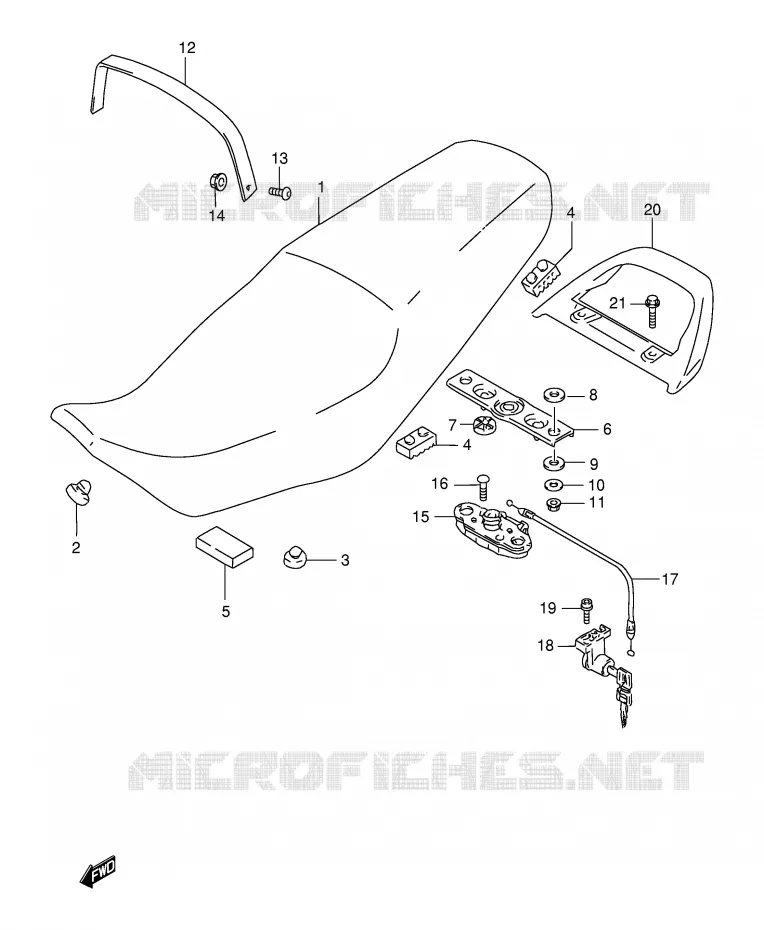 SEAT Suzuki MOTO 500 GS-E 1998  GS500EUW(E2)