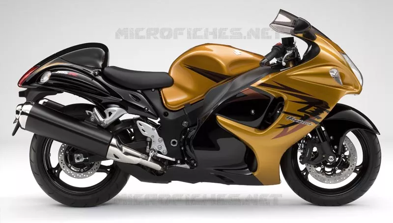 * PHOTOGRAPHIE DE COULEUR GSX1300RK9 * Suzuki MOTO 1300 HAYABUSA 2010  GSX1300RL0(E2)