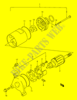 STARTMOTOR (GS125ESX/ESY,GS125X,GS125SX/SY,GS125SUX/SUY) voor Suzuki GS 125 2000