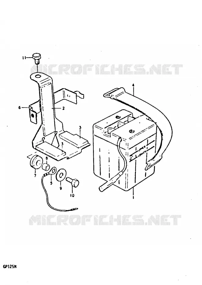 ACCU Suzuki MOTO 125 GP 1978  GP125UC(C/N)