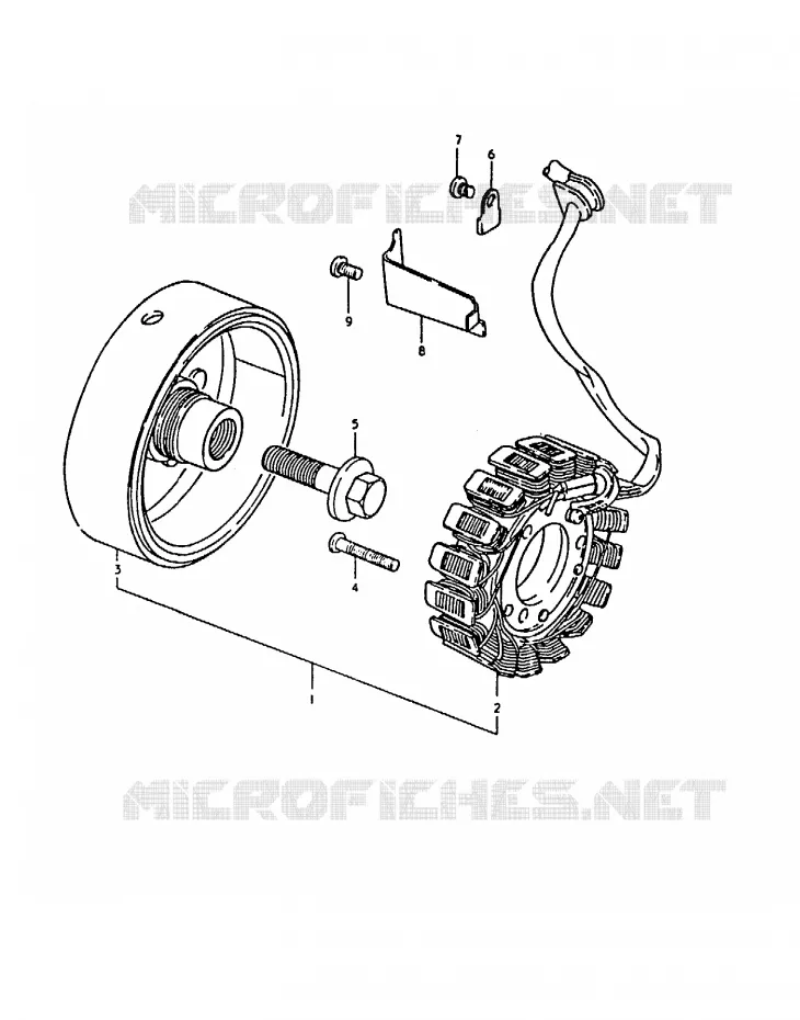 ALTERNATOR Suzuki MOTO 1000 GS 1980  GS1000HT(T)