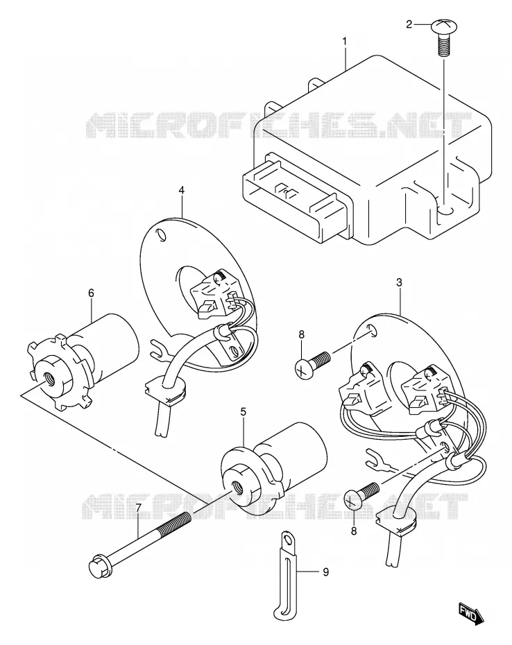 ALTERNATOR Suzuki MOTO 500 GS-E 2001  GS500HK1(E2)