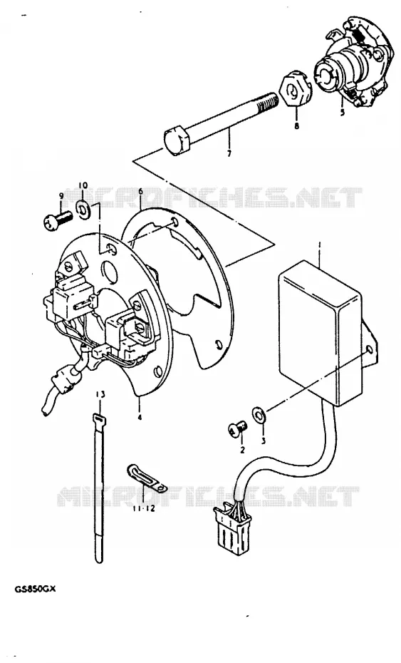 ALTERNATOR Suzuki MOTO 850 GS 1980  GS850GT(T/X)