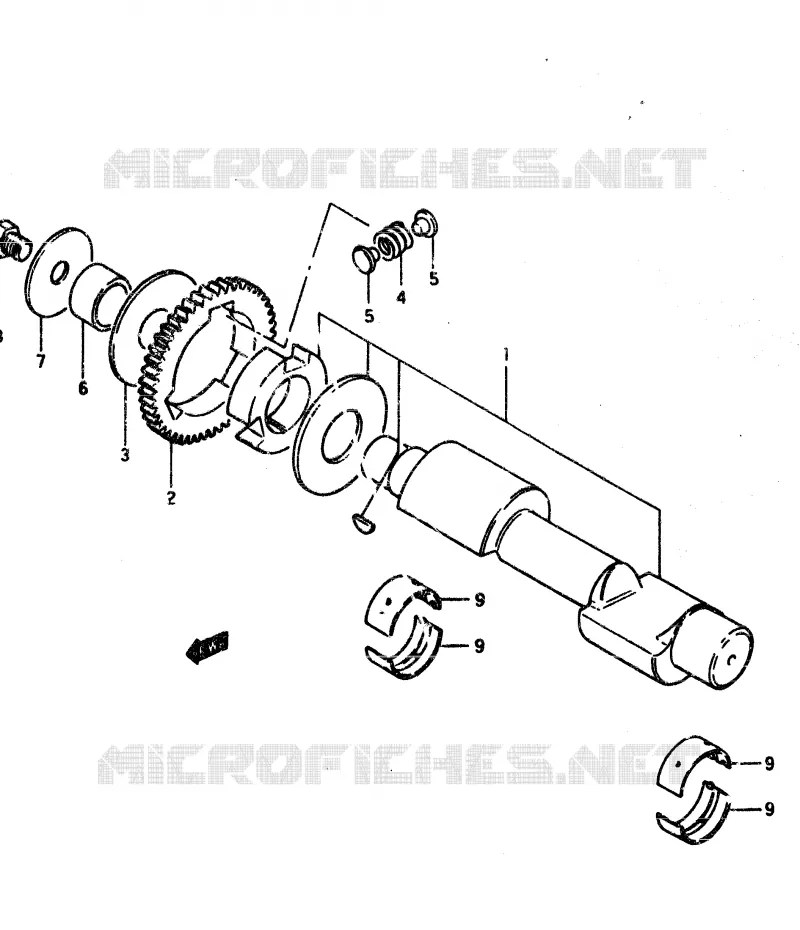 BALANSAS Suzuki MOTO 450 GS-L 1983  GS450LD