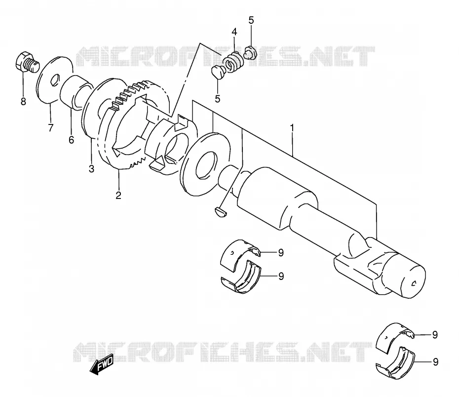 BALANSAS Suzuki MOTO 500 GS-E 1995  GS500ESKS(E2)