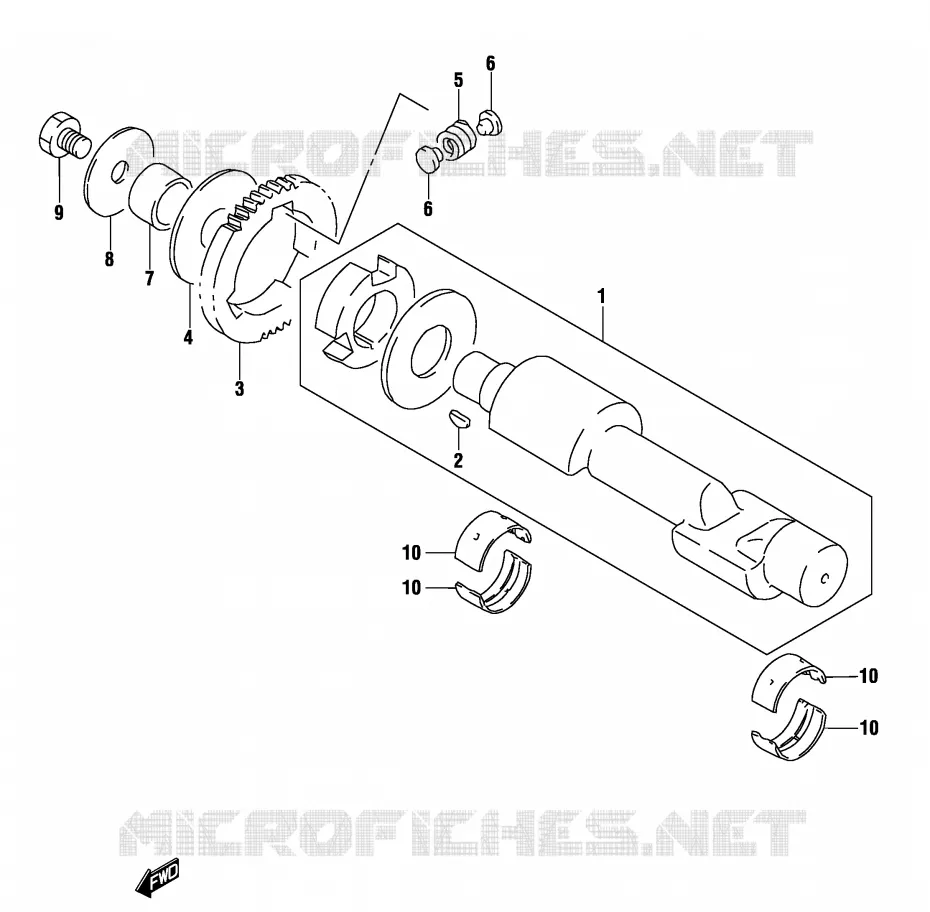 BALANSAS Suzuki MOTO 500 GS-E 2004  GS500UK4(P19)