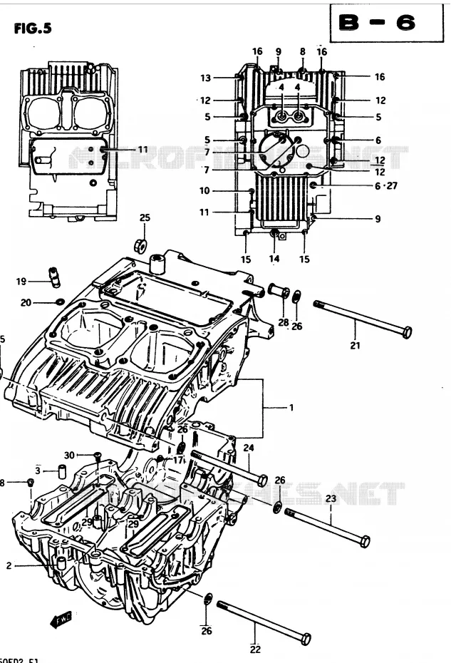 CASING (MODELE Z) Suzuki MOTO 450 GS-E 1983  GS450ED2(2/Z/D)