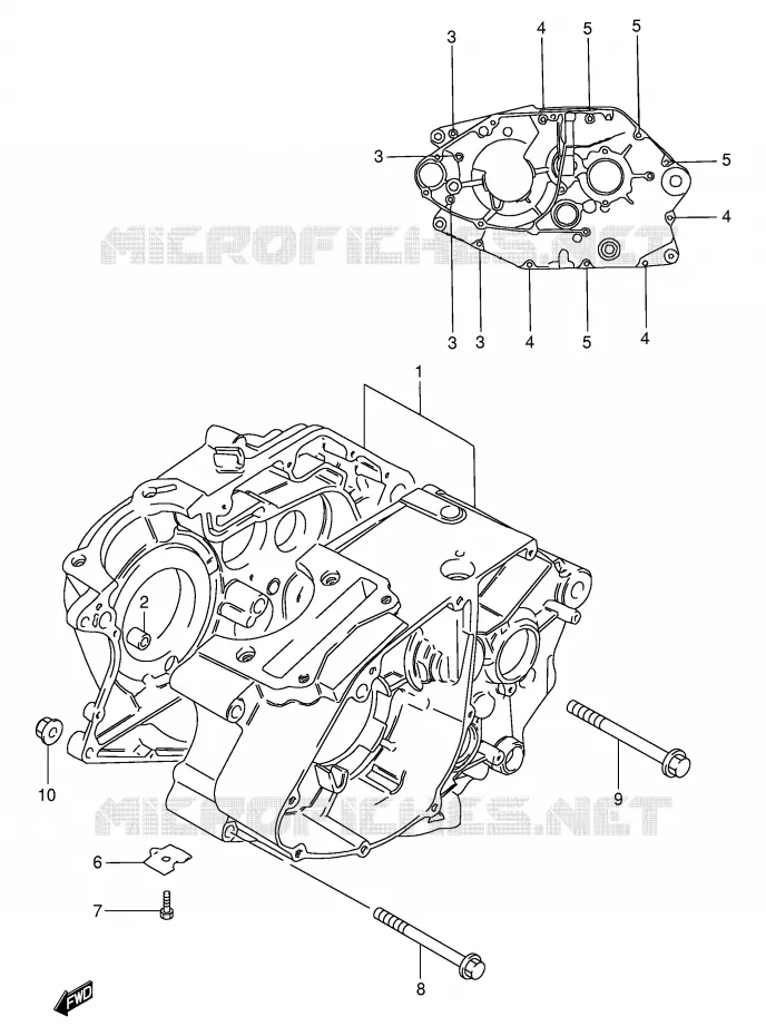 CASING Suzuki MOTO 125 GN 1982  GN125Z(E1)