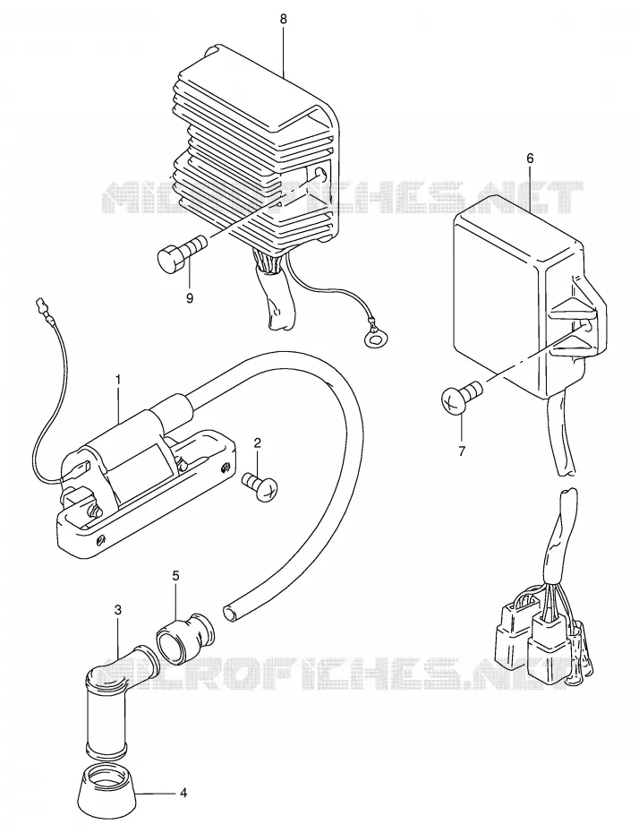 ELEKTRISCH (GS125Z/D,GS125UR E71) Suzuki MOTO 125 GS 1982  GS125ESZ(E1)