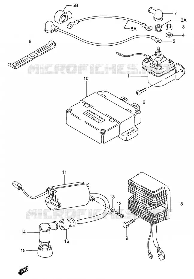 ELEKTRISCH (MODELE Z/D/K/M) Suzuki MOTO 125 GN 1991  GN125EM(E1)