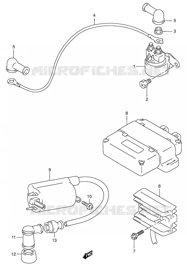 ELEKTRISCH Suzuki MOTO 125 GN 1998  GN125EW(E28)