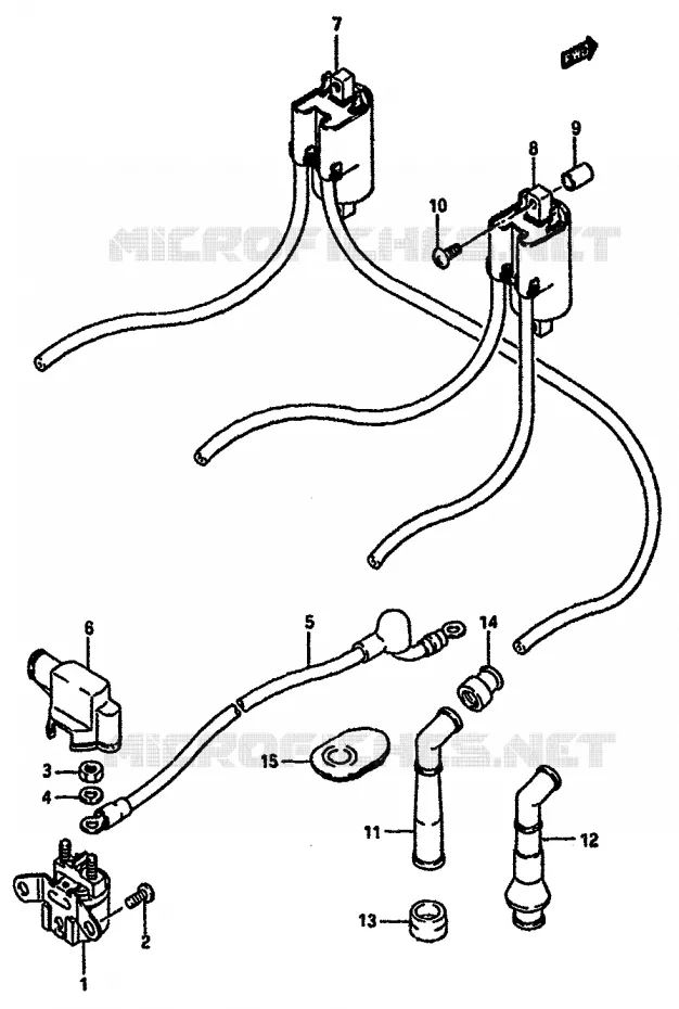 ELEKTRISCH Suzuki MOTO 750 GSX-R 1985  GSX-R750F(F/G/H) E34