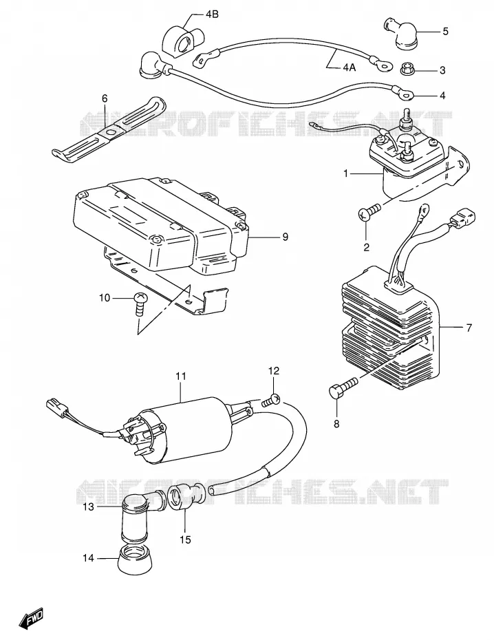 ELEKTRISCH (VOIR NOTE) Suzuki MOTO 125 GS 1983  GS125ESD(E1)