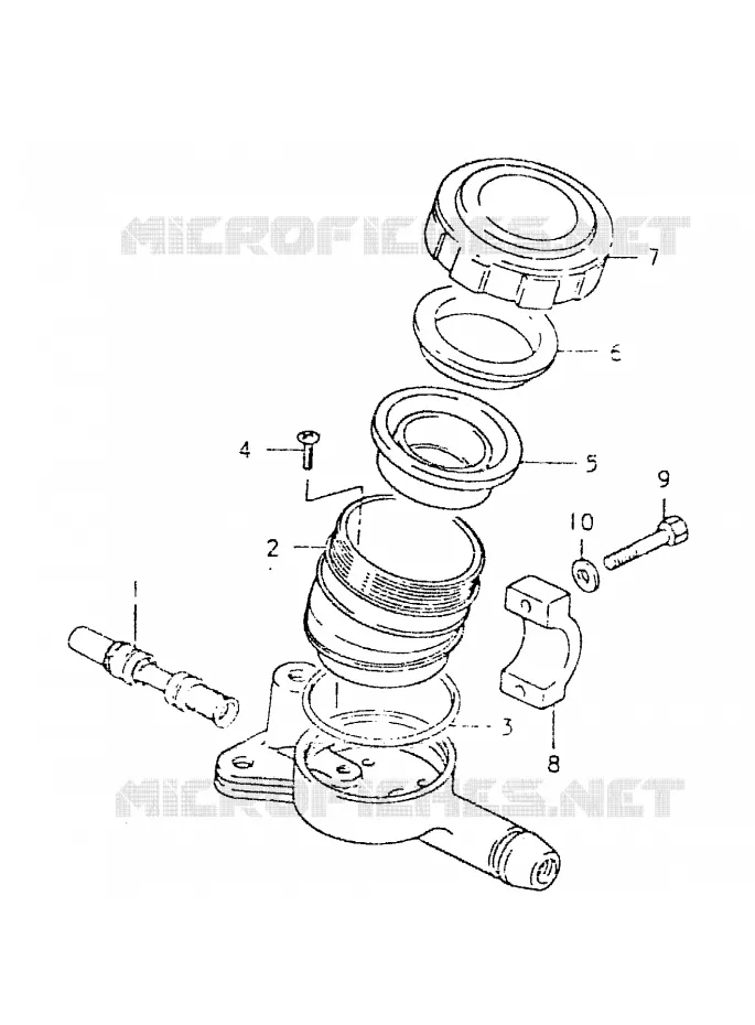 FRONT HOOFDREMCILINDER Suzuki MOTO 550 GS 1980  GS550LT