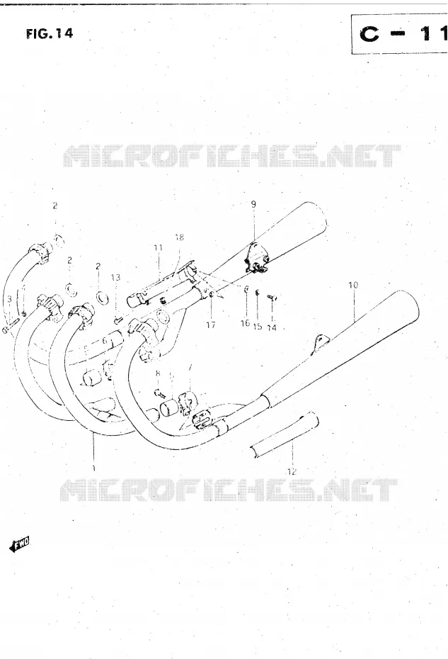 GELUIDDEMPER Suzuki MOTO 500 GS-E 1983  GS500ED(Z/D)