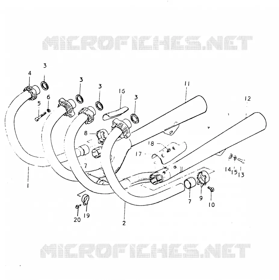 GELUIDDEMPER Suzuki MOTO 550 GS 1980  GS550LT