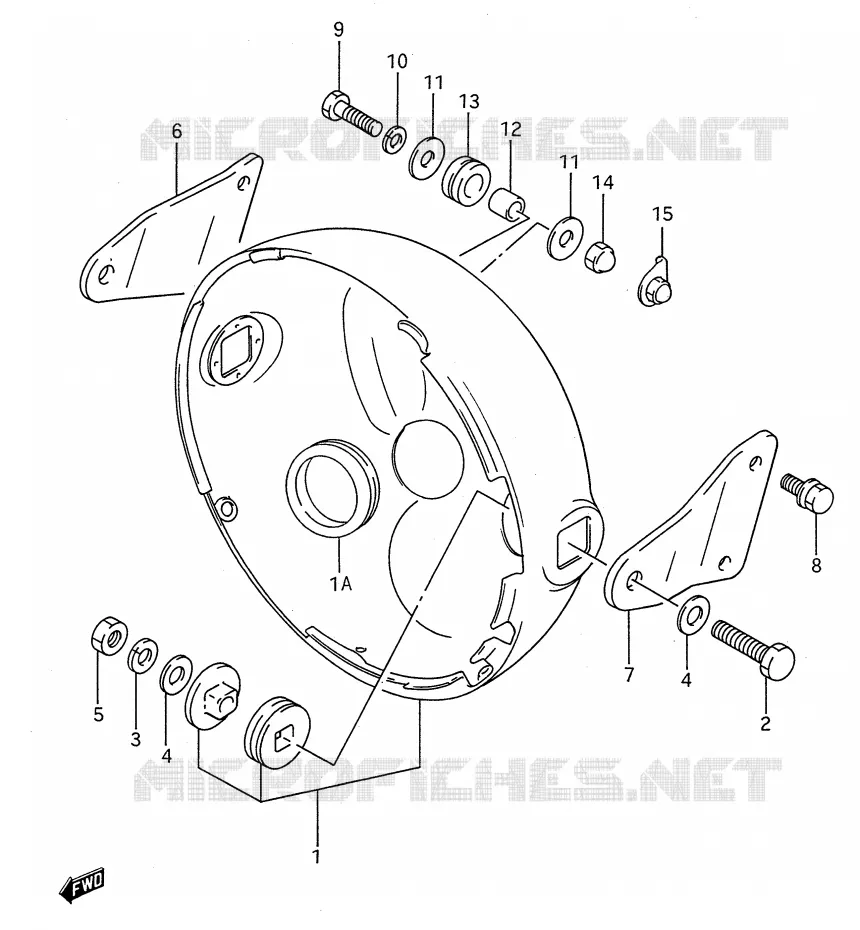 HEADLIGHT BOWL Suzuki MOTO 500 GS-E 1995  GS500ES(E28)