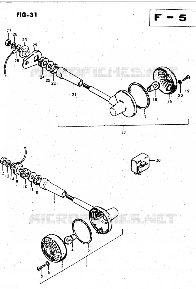 INDICATOREN (E24) Suzuki MOTO 450 GS-L 1996  GS450LT(E2)