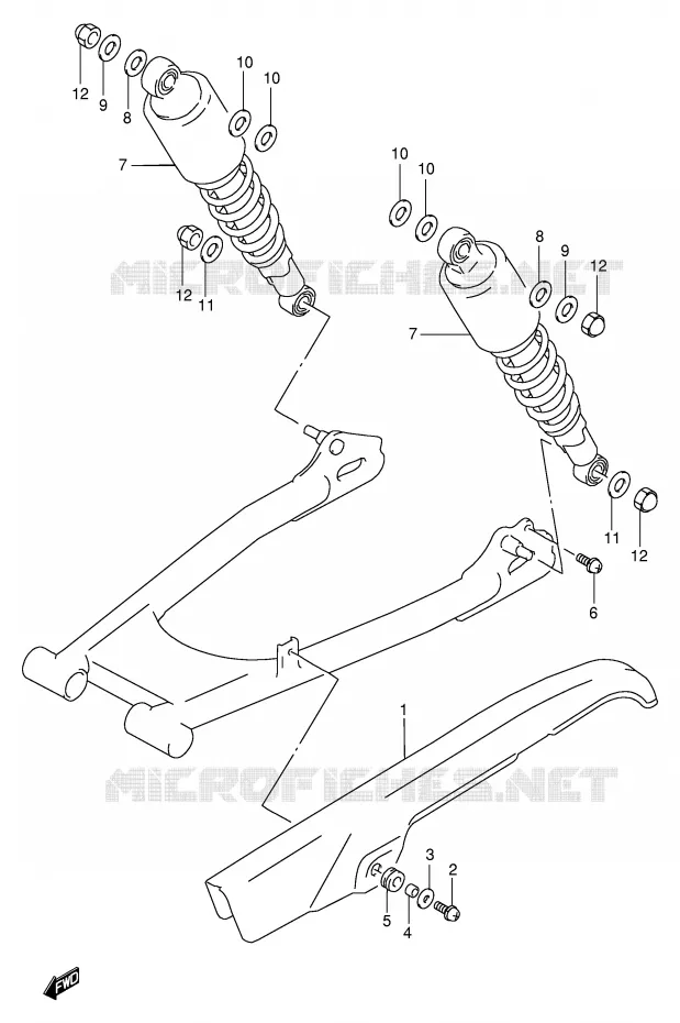 KETTINGKAST Suzuki MOTO 250 GN 2000  GN250EY(E2)