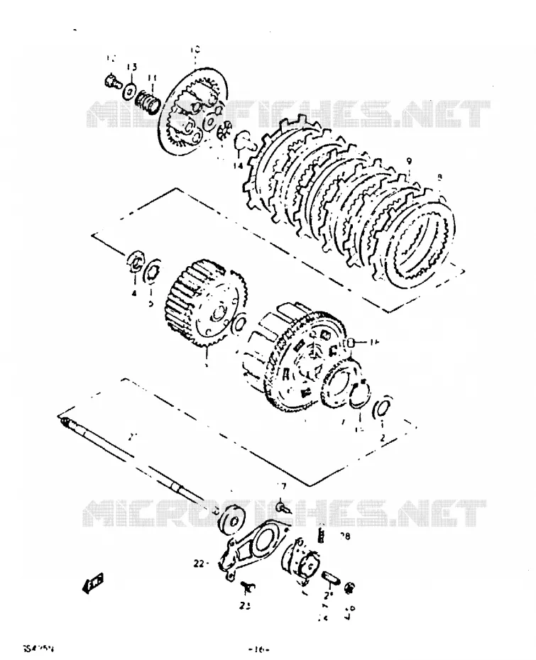 KOPPELING Suzuki MOTO 425 GS 1992  GS425EN(N)