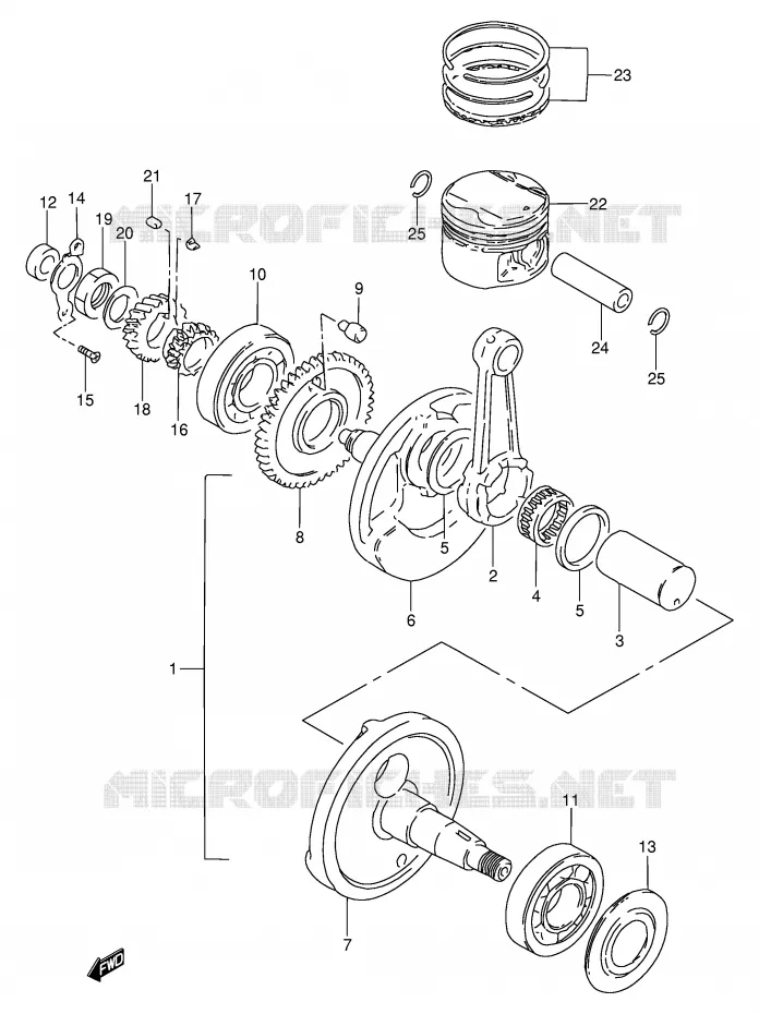 KRUKAS Suzuki MOTO 250 GN 1992  GN250N(E2)