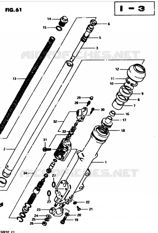 LINKS SCHOKDEMPER Suzuki MOTO 450 GS 1982  GS4502(2/Z/D)