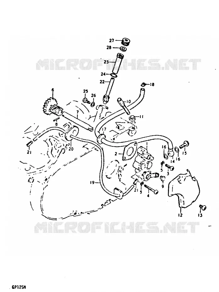 OLIEPOMP Suzuki MOTO 125 GP 1992  GP125UN(C/N)